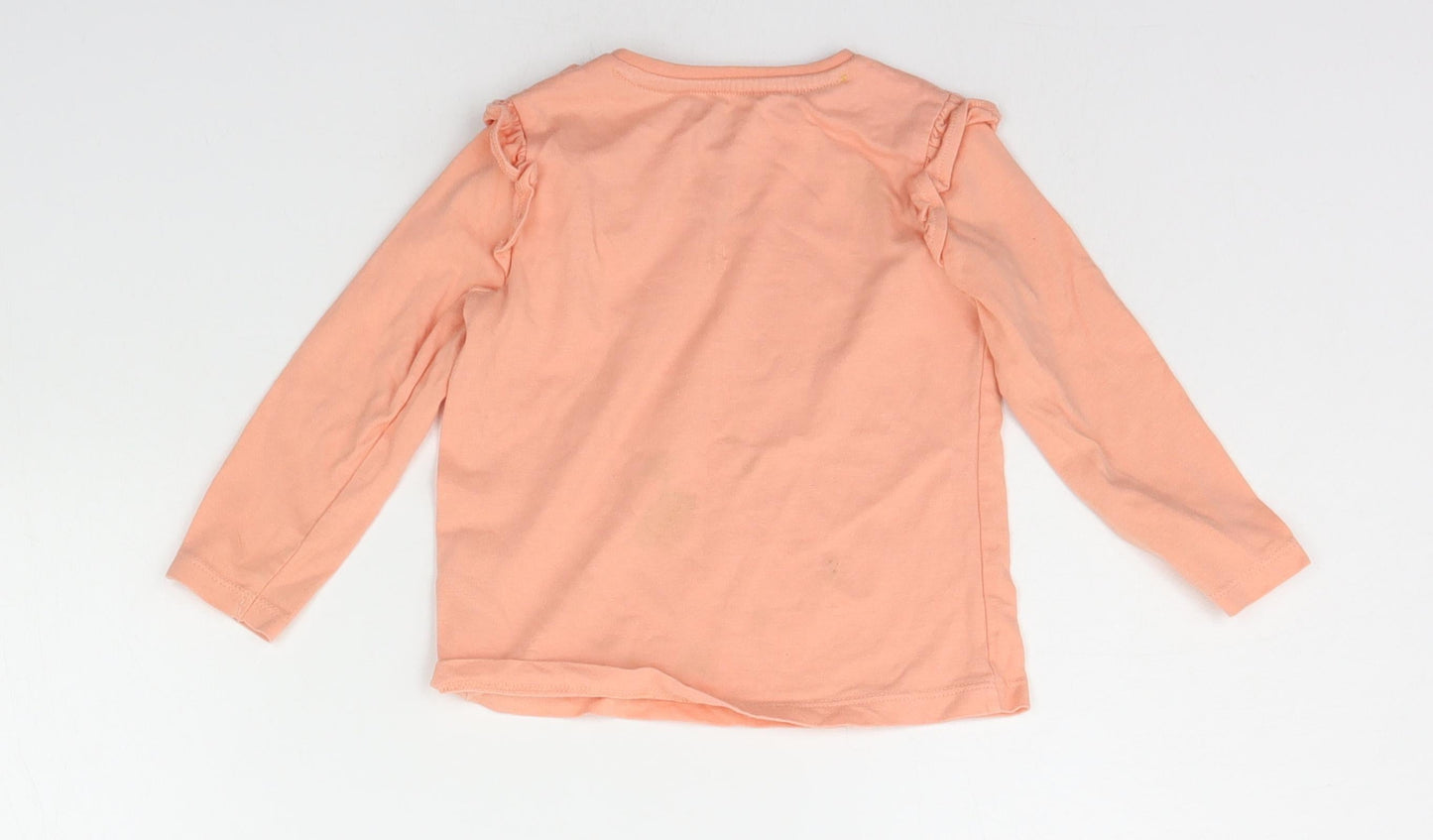 F&F Baby Orange   Basic T-Shirt Size 9-12 Months