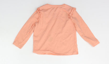 F&F Baby Orange   Basic T-Shirt Size 9-12 Months