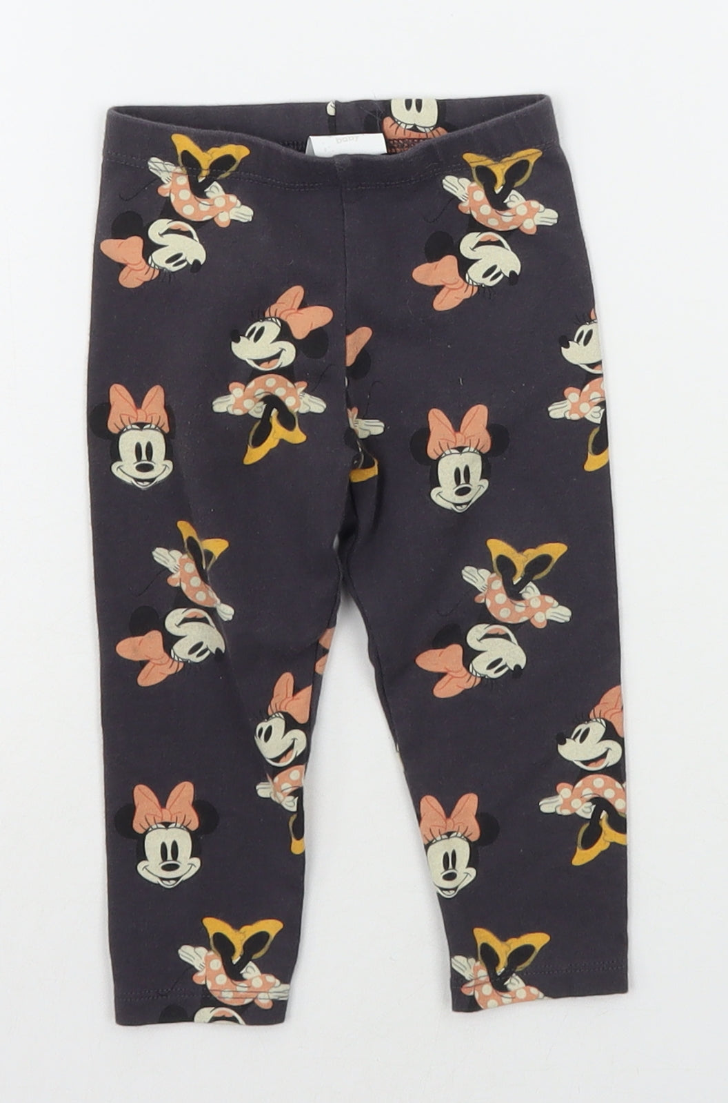 TESCO Baby Grey Geometric   Pyjama Pants Size 9-12 Months  - TIGGER