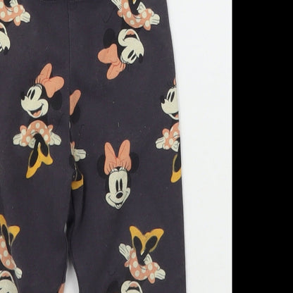 TESCO Baby Grey Geometric   Pyjama Pants Size 9-12 Months  - TIGGER