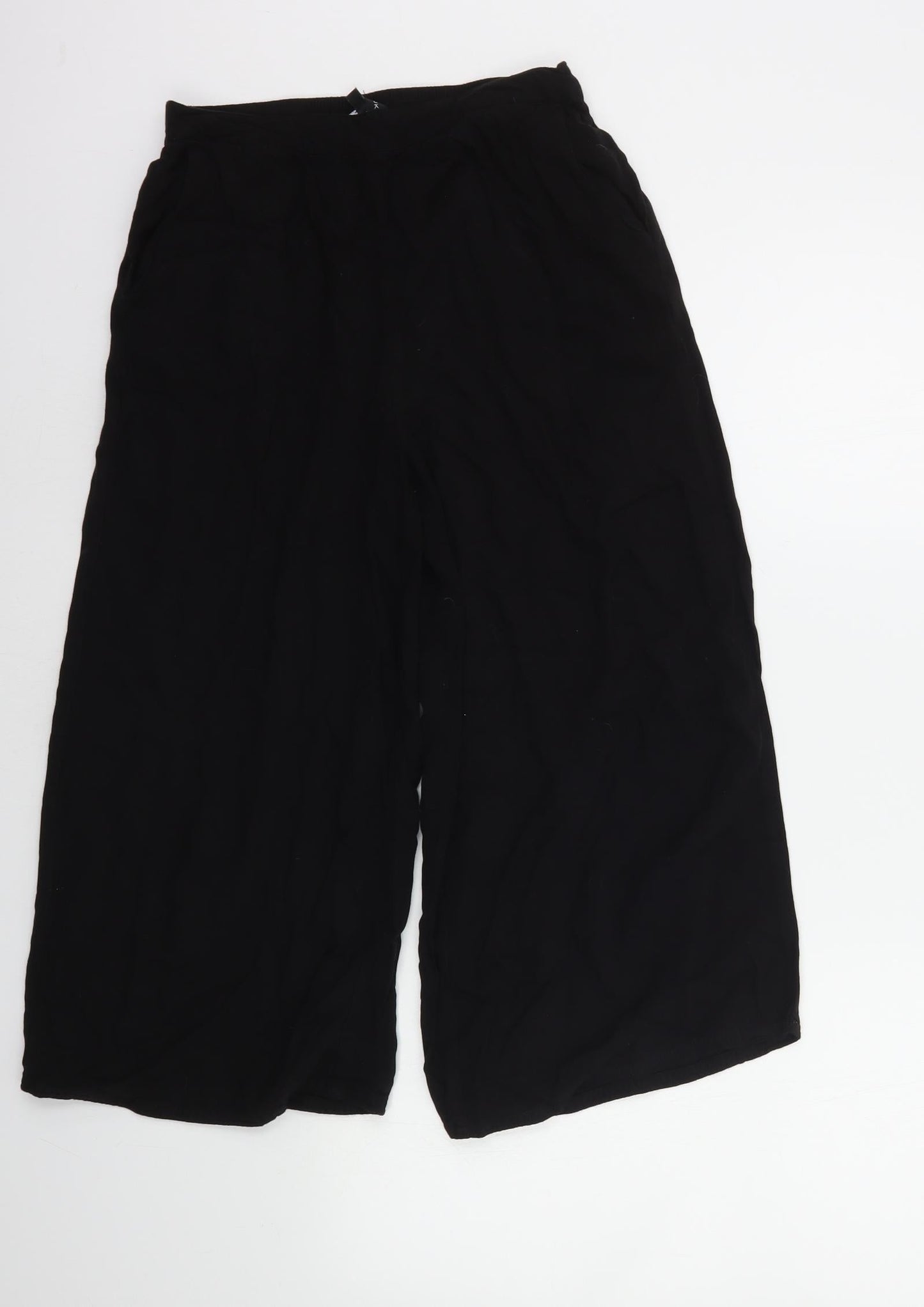 Womens UK Size 6 New Look Regular Fit  Black Trousers