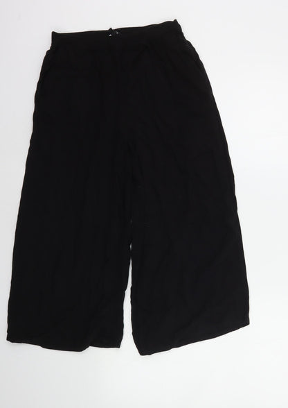 Womens UK Size 6 New Look Regular Fit  Black Trousers
