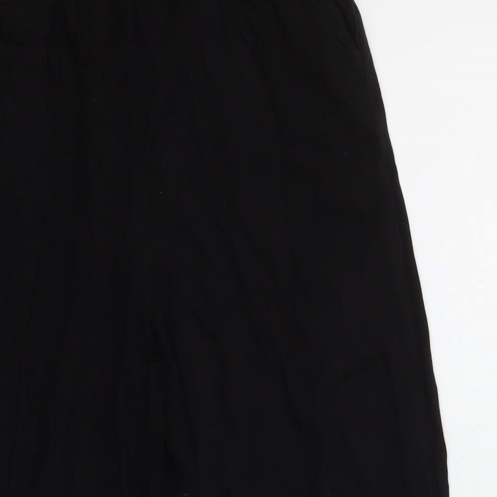Womens UK Size 6 New Look Regular Fit  Black Trousers