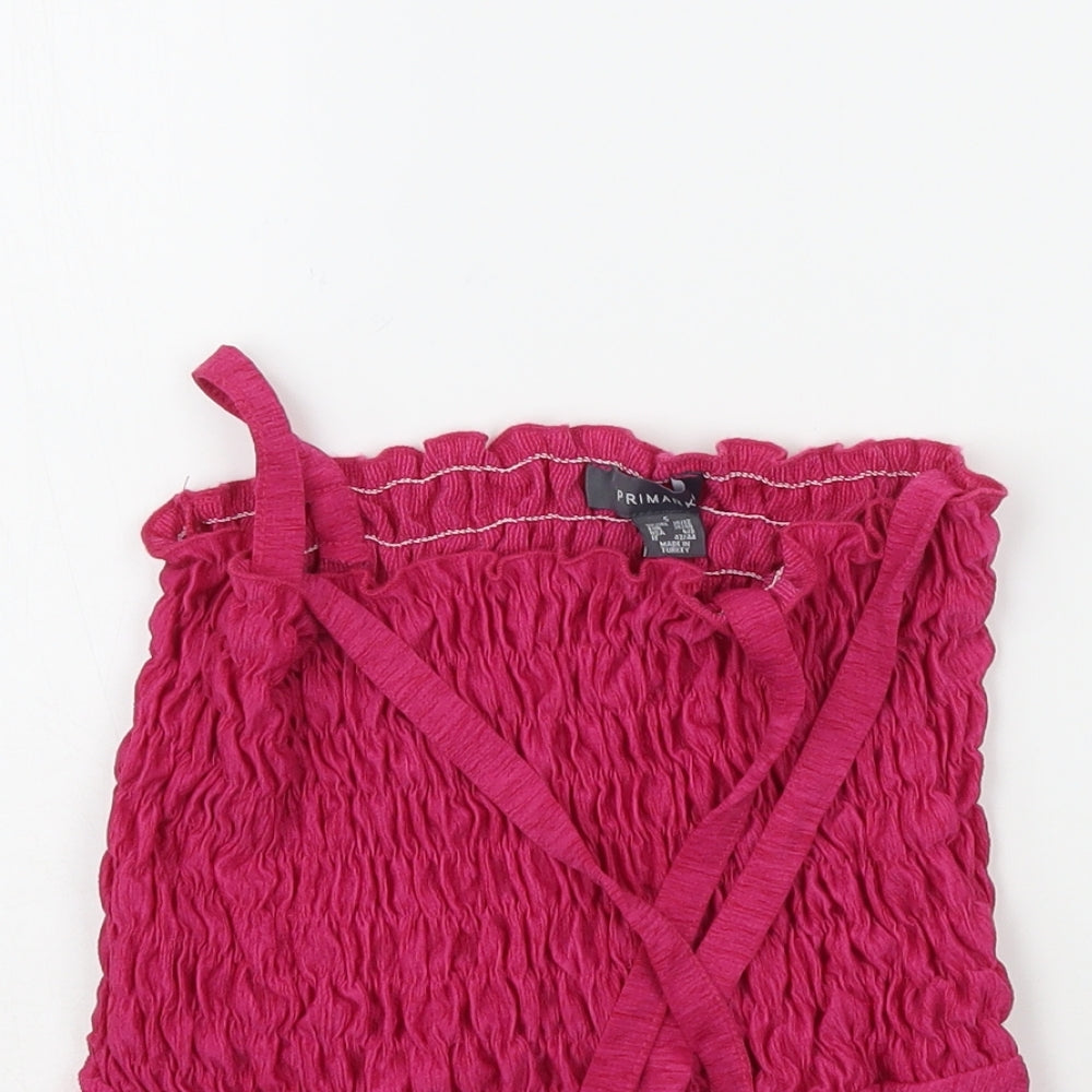Primark Womens Pink   Basic Tank Size S