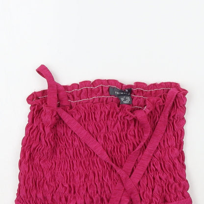 Primark Womens Pink   Basic Tank Size S