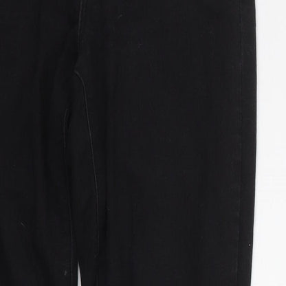 Denim & Co. Womens Black   Skinny Jeans Size 10 L27 in