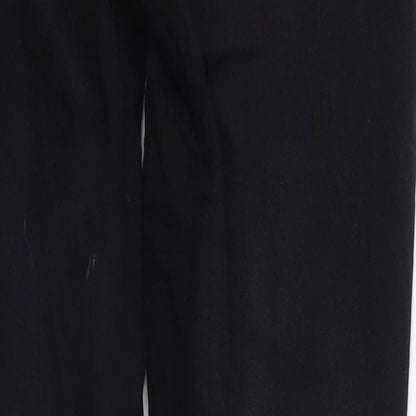 Denim & Co. Womens Black   Skinny Jeans Size 10 L27 in