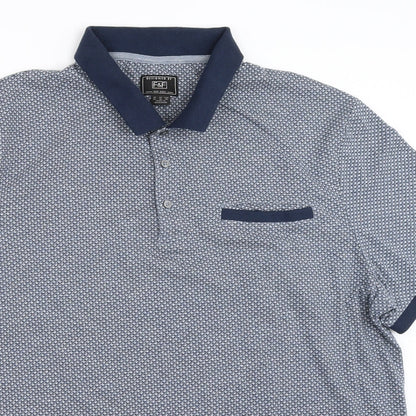 F&F Mens Blue    T-Shirt Size XL