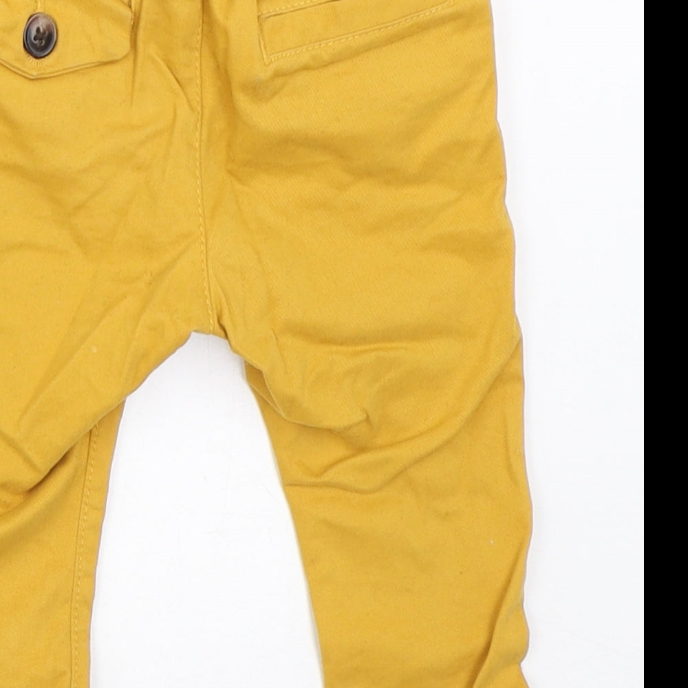 NEXT Boys Yellow   Capri Trousers Size 3-6 Months