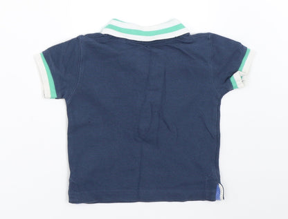 NEXT Boys Blue   Basic Polo Size 3-6 Months