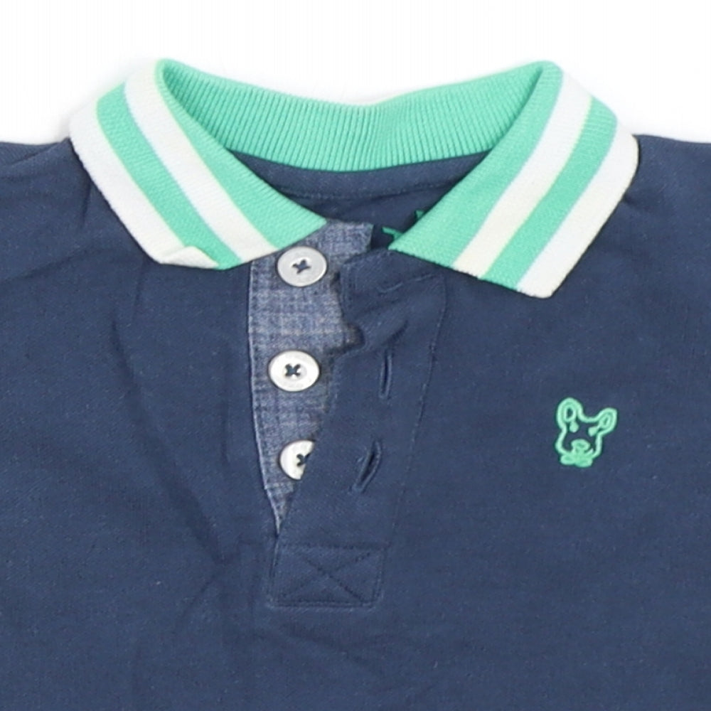 NEXT Boys Blue   Basic Polo Size 3-6 Months
