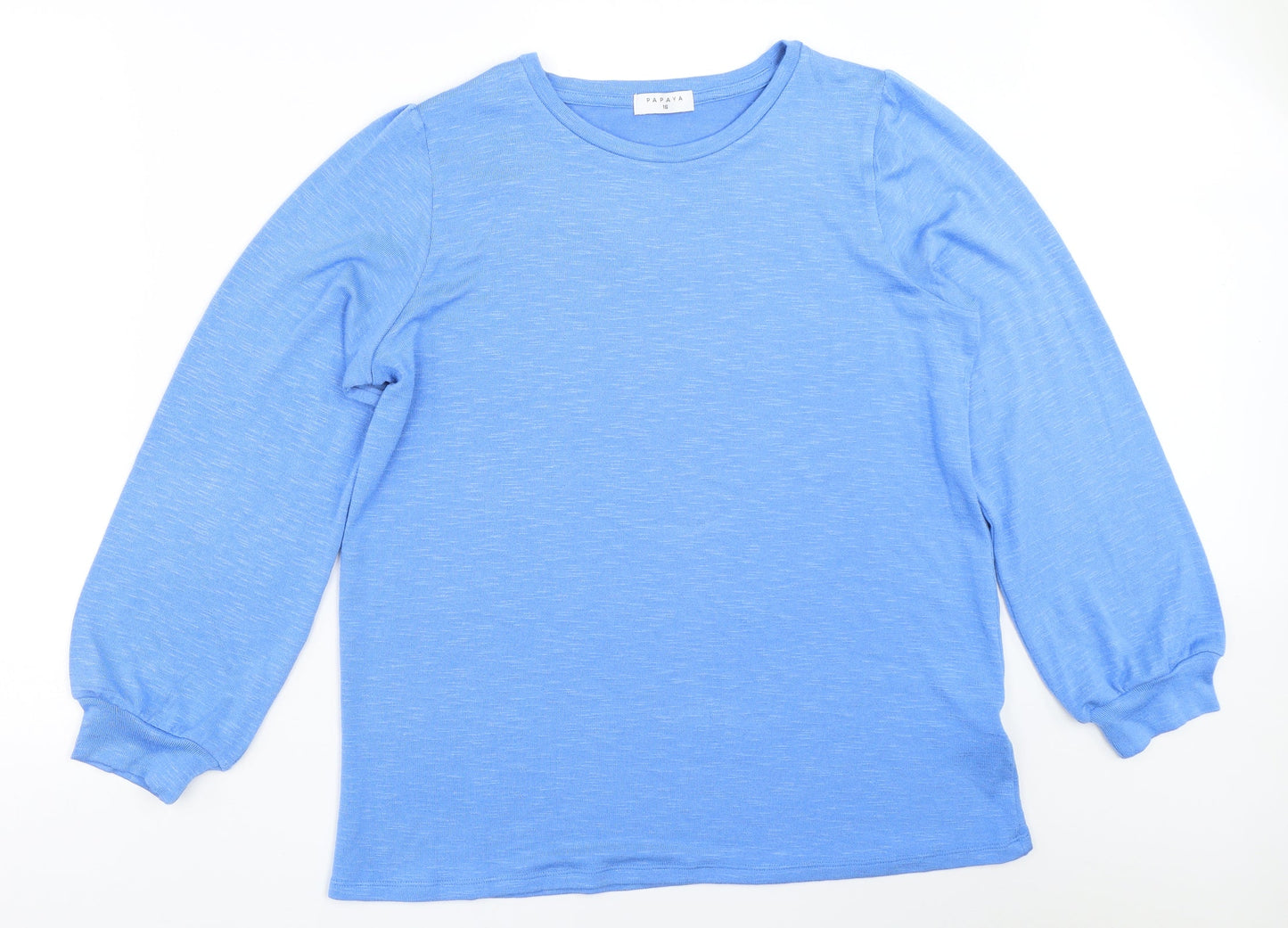 Womens UK Size 16 Papaya Blue Pullover Jumper