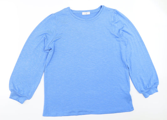 Womens UK Size 16 Papaya Blue Pullover Jumper