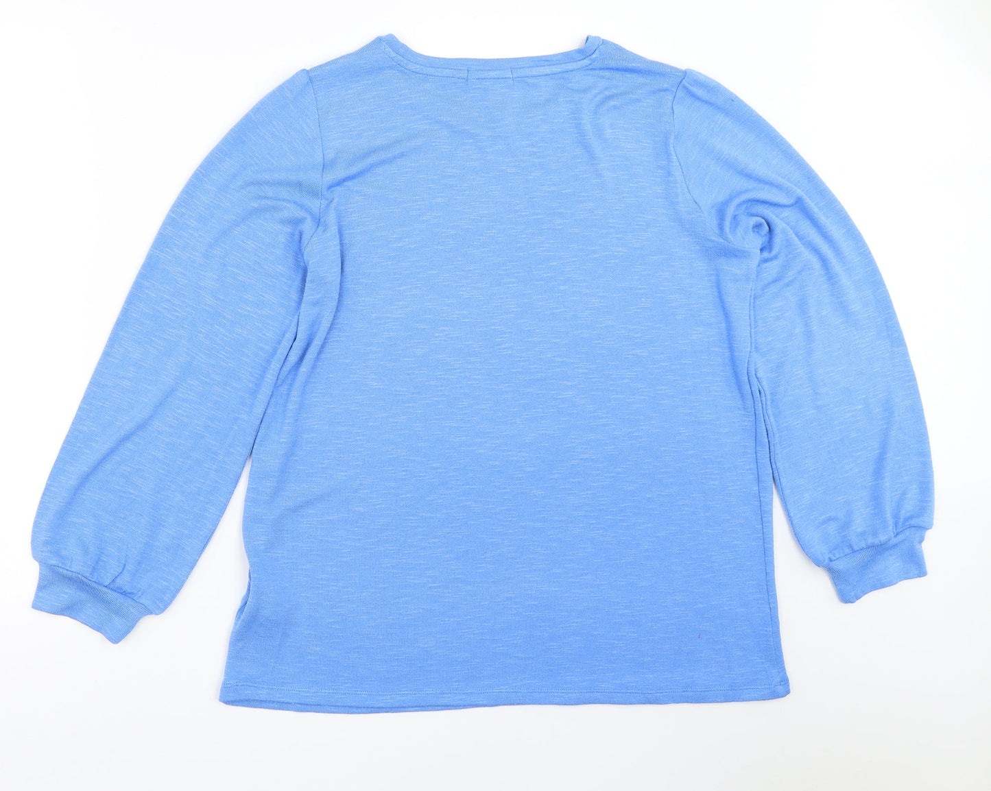 Womens UK Size 16 Papaya Blue Pullover Jumper