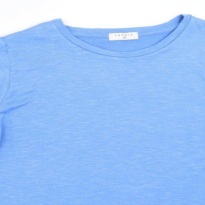Womens UK Size 16 Papaya Blue Pullover Jumper