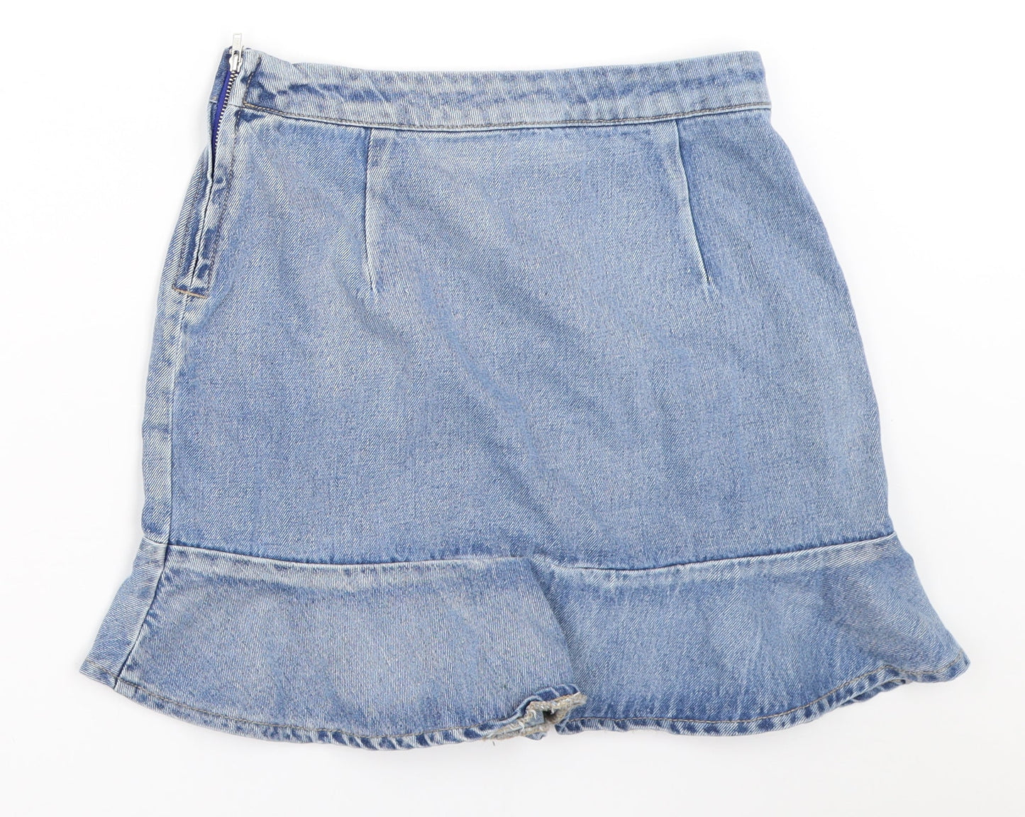 Primark Womens Blue  Denim Mini Skirt Size 8