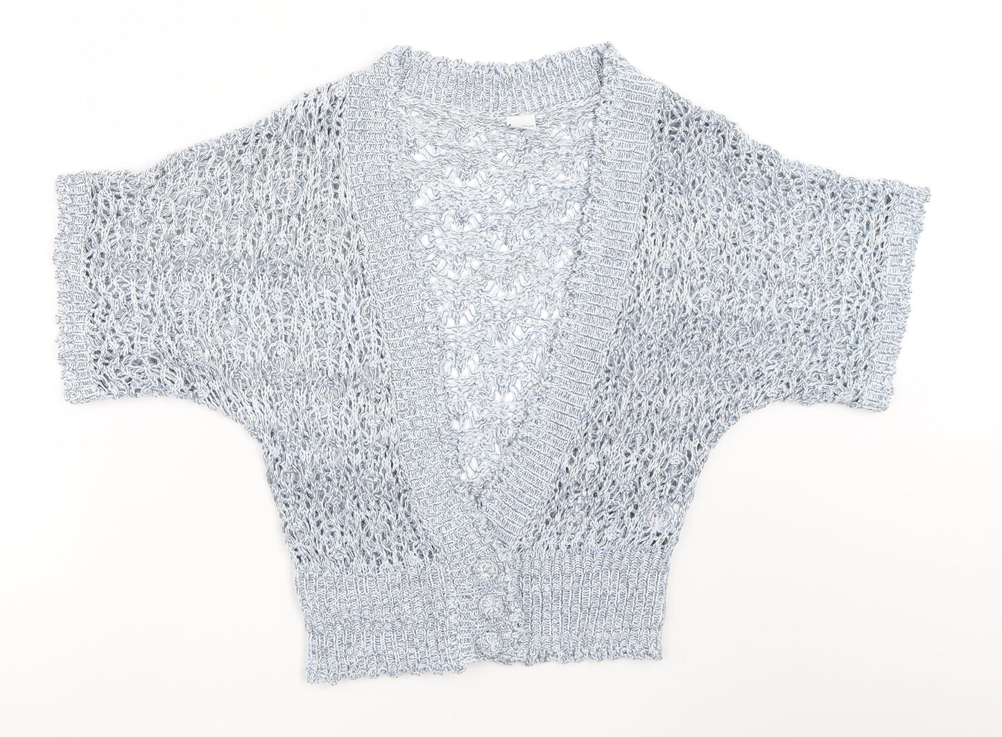 Womens UK Size 12 New Look Blue Cardigan Jumper