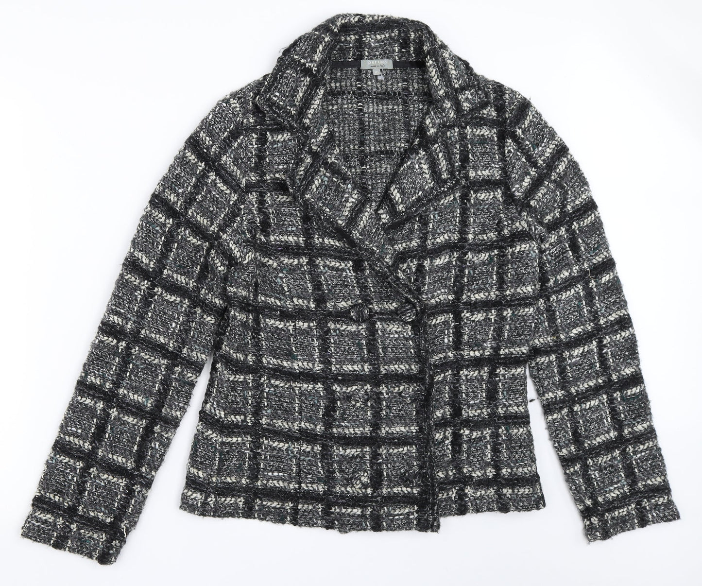Womens UK Size M Per Una Black Pea Coat