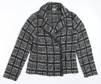 Womens UK Size M Per Una Black Pea Coat