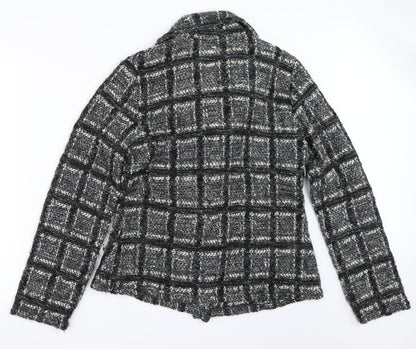 Womens UK Size M Per Una Black Pea Coat