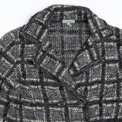Womens UK Size M Per Una Black Pea Coat