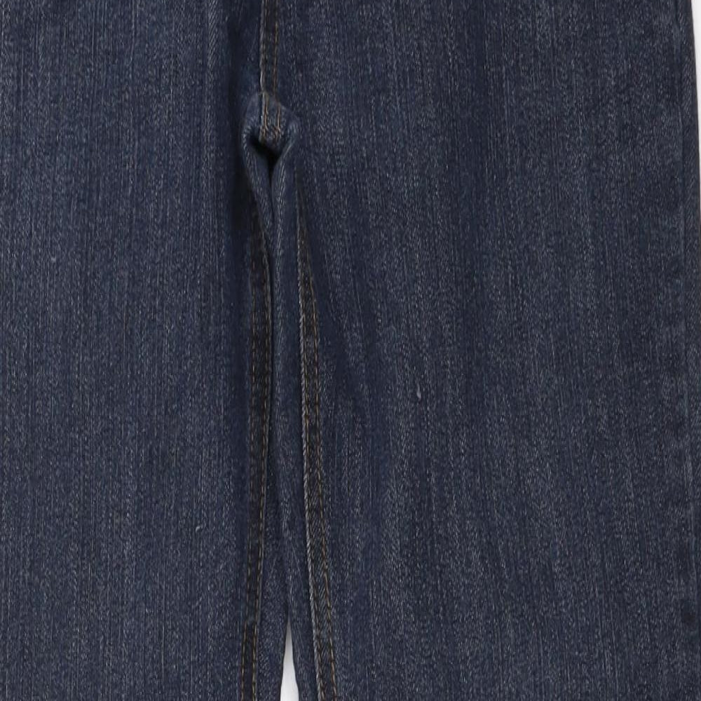 M2B Womens Blue  Denim Straight Jeans Size 10 L27 in