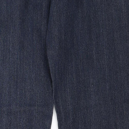M2B Womens Blue  Denim Straight Jeans Size 10 L27 in