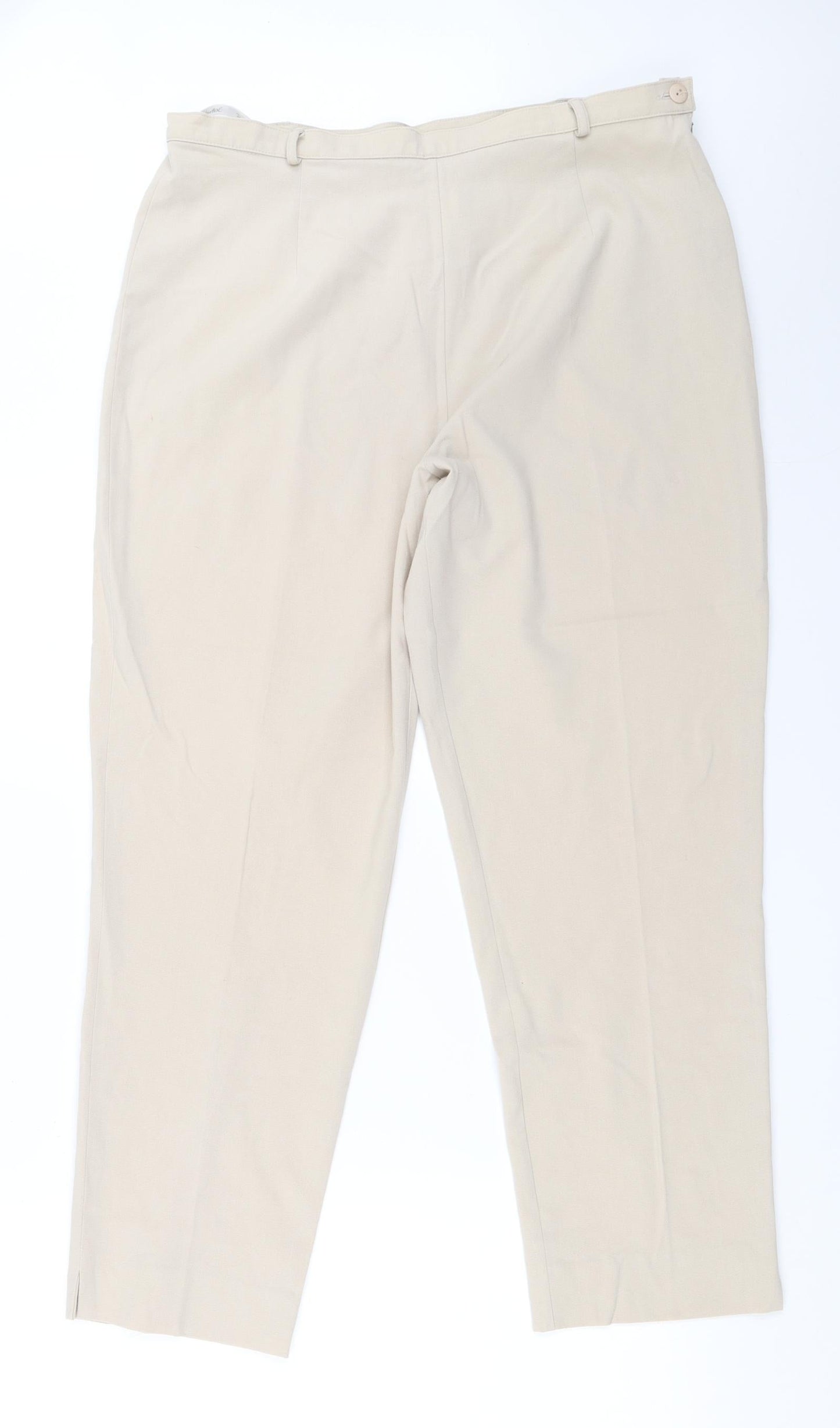 Womens UK Size 16 Berkertex Regular Fit  Beige Trousers