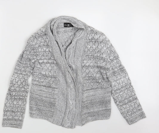 Classic Image Womens Grey  Knit Wrap Jumper Size M