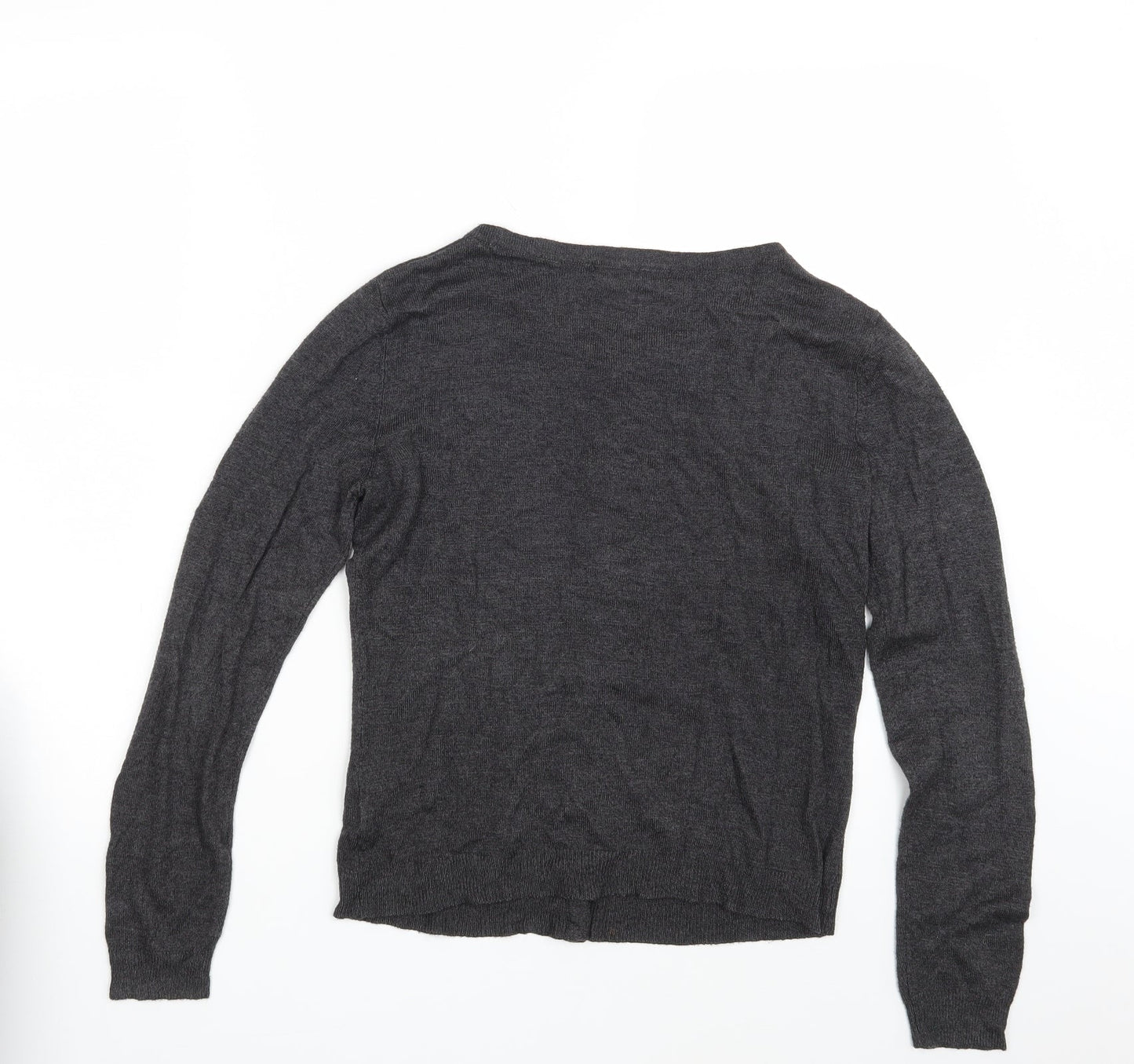 Womens UK Size 12 Atmosphere Grey Cape Jumper