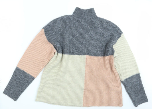 Womens UK Size 10 Red Herring Multicoloured Pullover Jumper