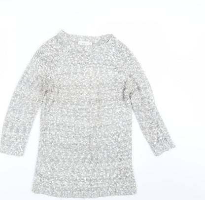 Womens UK Size 8 New Look Grey Pullover Jumper