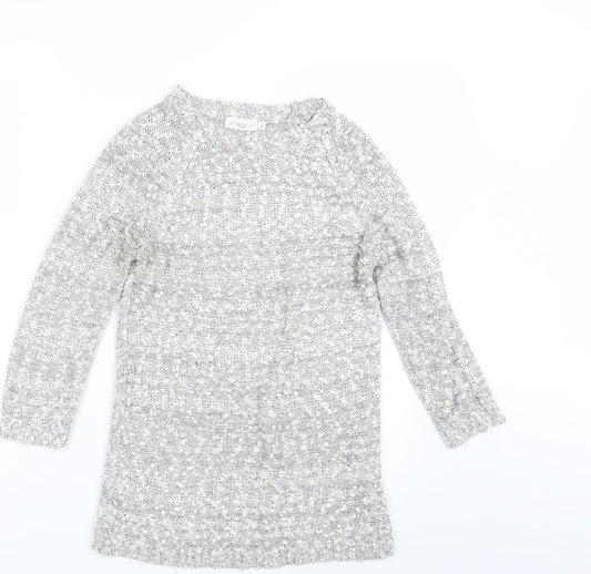 Womens UK Size 8 New Look Grey Pullover Jumper