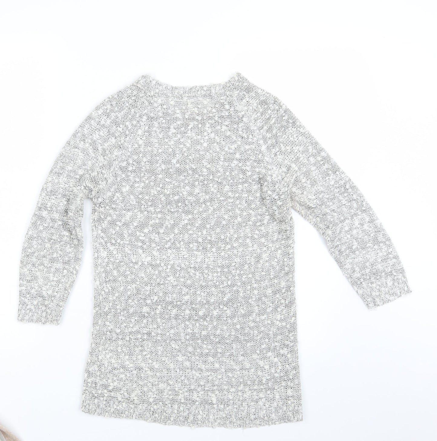Womens UK Size 8 New Look Grey Pullover Jumper