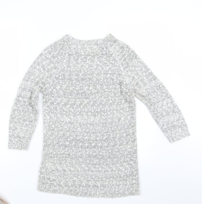Womens UK Size 8 New Look Grey Pullover Jumper