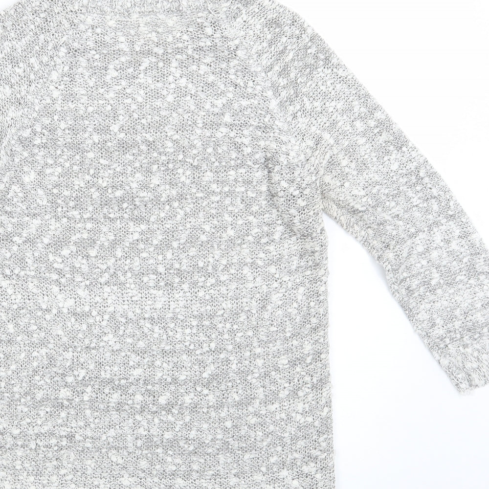 Womens UK Size 8 New Look Grey Pullover Jumper