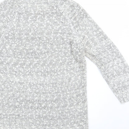 Womens UK Size 8 New Look Grey Pullover Jumper