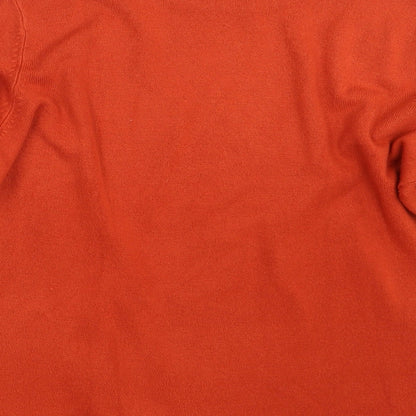 BHS Womens Orange  Knit Pullover Jumper Size 16