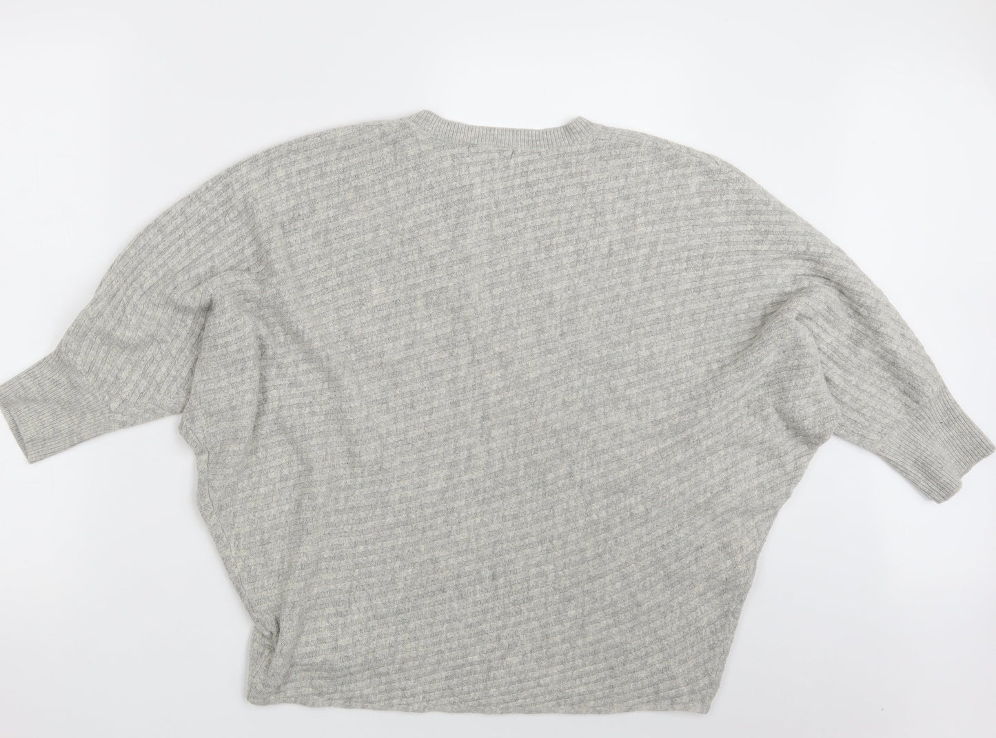 F&F Womens Grey  Knit Pullover Jumper Size 16