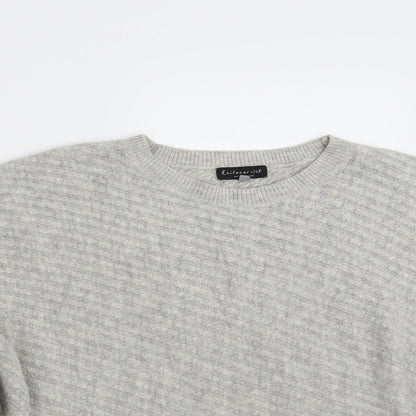 F&F Womens Grey  Knit Pullover Jumper Size 16