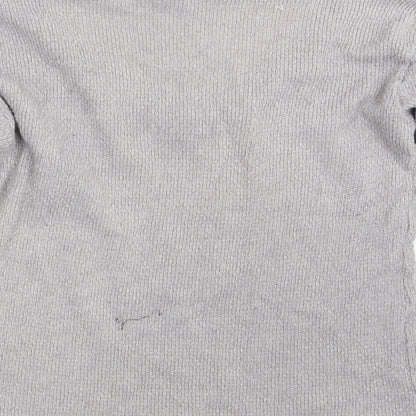Womens UK Size L Preworn Grey Pullover Jumper