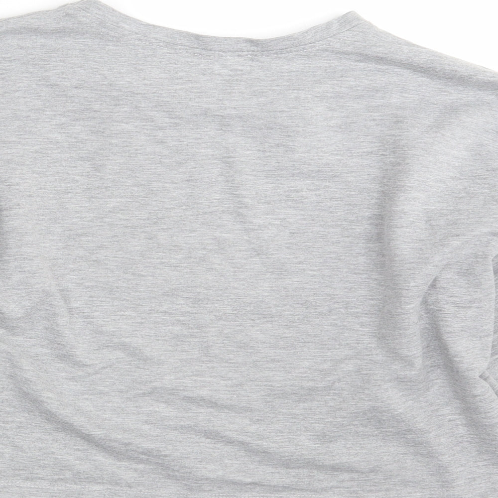 Nasty Gal Womens Grey   Pullover Sweatshirt Size 14  - Cropped
