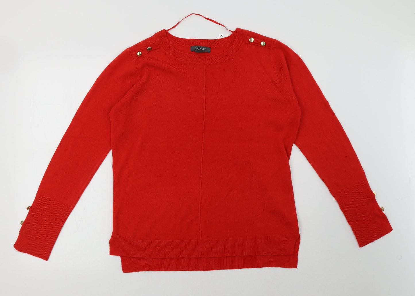 Primark Womens Red   Pullover Sweatshirt Size M