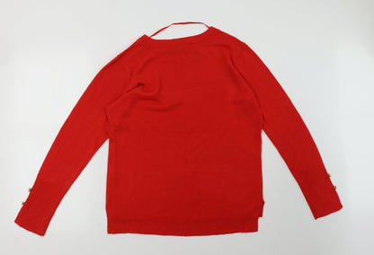 Primark Womens Red   Pullover Sweatshirt Size M