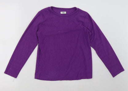 F&F Girls Purple   Pullover Sweatshirt Size 12 Years
