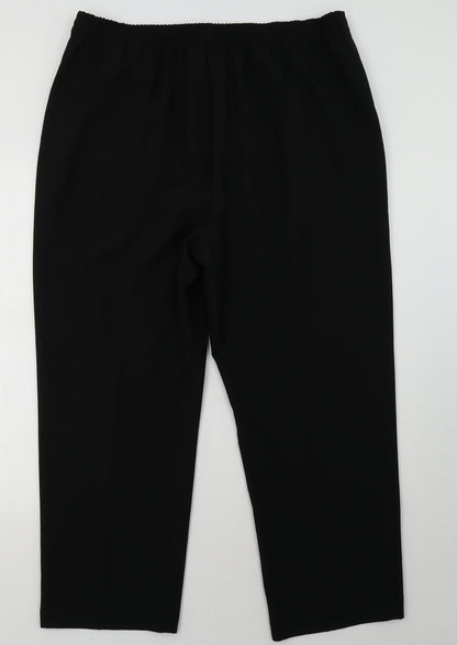 bm, Womens Black   Trousers  Size 18 L30 in
