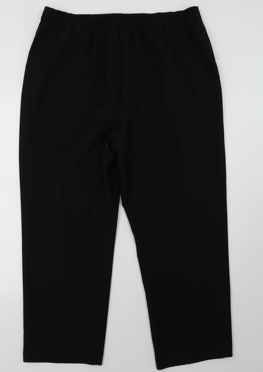 bm, Womens Black   Trousers  Size 18 L30 in