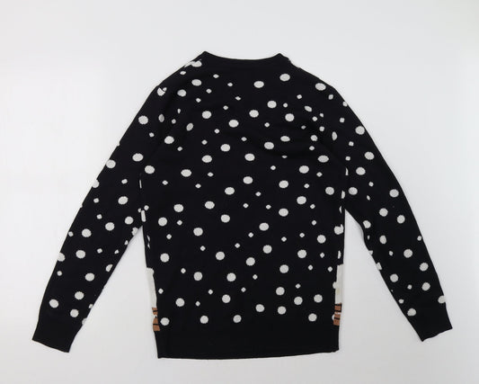 Mens UK Size S Brave Soul Blue Pullover Sweatshirt