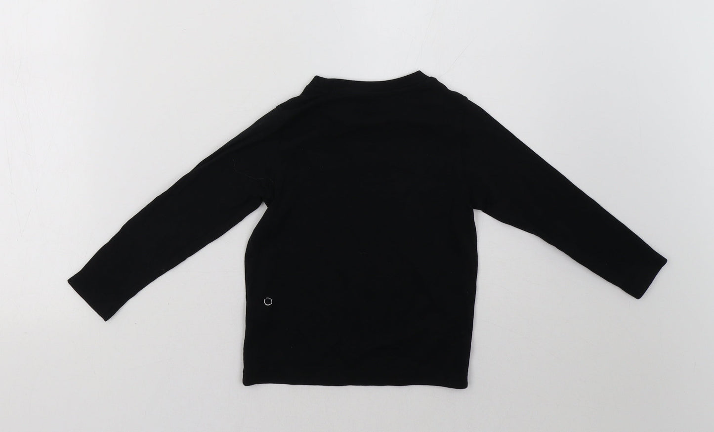George Girls Black   Pullover Sweatshirt Size 4-5 Years  - christmas
