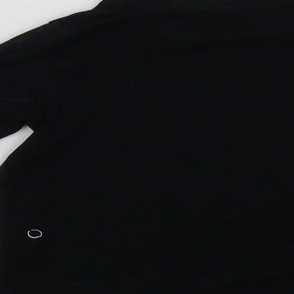 George Girls Black   Pullover Sweatshirt Size 4-5 Years  - christmas